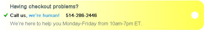 Call Us, We're human! 514 286 2446