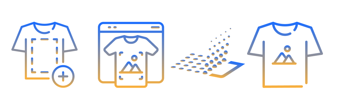 The simple screen printing process at Wordans