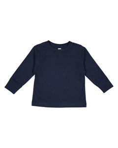 Rabbit Skins 3311 - Toddler 5.5 oz. Jersey Long-Sleeve T-Shirt Navy