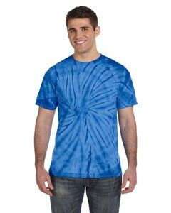 Tie-Dye CD100 - 5.4 oz., 100% Cotton Tie-Dyed T-Shirt Spider Royal