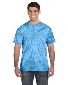 Tie-Dye CD100 - 5.4 oz., 100% Cotton Tie-Dyed T-Shirt Spider Trquoise