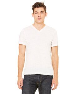Bella+Canvas 3415C - Unisex Triblend Short-Sleeve V-Neck T-Shirt Oatmeal Triblend