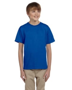 Fruit of the Loom 3931B - Youth 5 oz., 100% Heavy Cotton HD® T-Shirt Royal blue