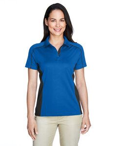 Ash City Extreme 75113 - Fuse Polos Ladies' Snag Protection Plus Color-Block Polos  True Royal/Black