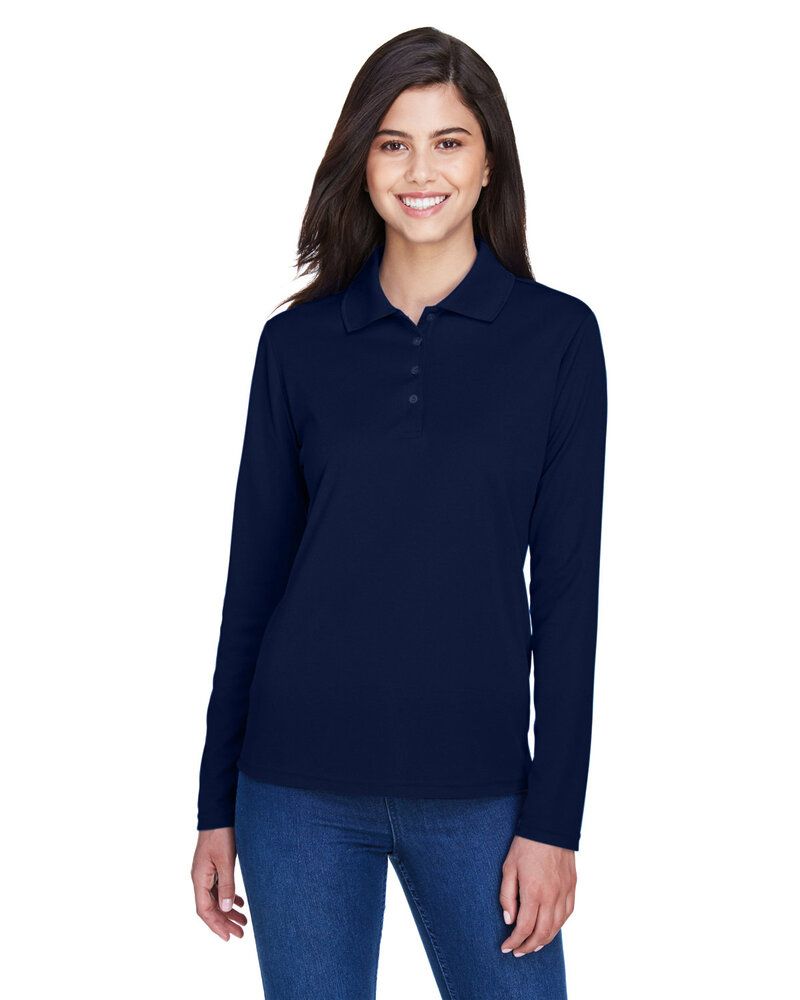 Ash City Core 365 78192 - Pinnacle Core 365™ Ladies' Performance Long Sleeve Pique Polos