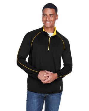 Ash City North End 88187 - Radar Mens Half-Zip Performance Long Sleeve Top  