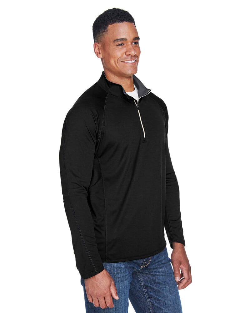 Ash City North End 88187 - Radar Men's Half-Zip Performance Long Sleeve Top  