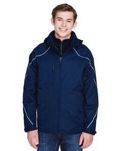 Ash City North End 88196T - ANGLE MEN'S TALL 3-in-1 JACKET WITH BONDED FLEECE LINER Night