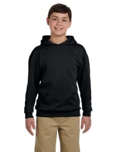 Jerzees 996Y - Youth 8 oz., 50/50 NuBlend® Fleece Pullover Hood  Black