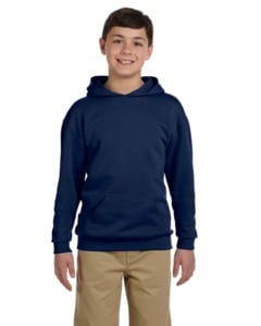 Jerzees 996Y - Youth 8 oz., 50/50 NuBlend® Fleece Pullover Hood  Navy