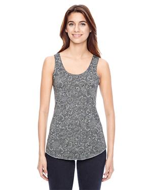 Alternative AA1927P - Ladies Meegs Printed Racer Tank