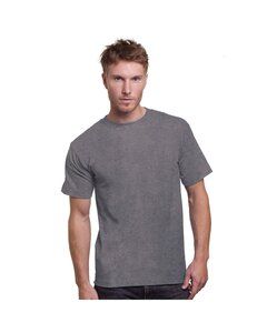 Bayside 3015 - Union-Made Short Sleeve T-Shirt with a Pocket Dark Ash