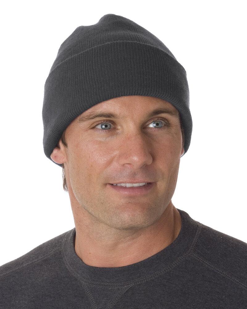 Bayside 3825 - USA-Made 12 Inch Knit Beanie with Cuff