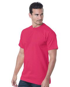 Bayside 5100 - USA-Made Short Sleeve T-Shirt Bright Pink