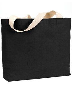 Bayside 600 - USA-Made Jumbo Tote Black