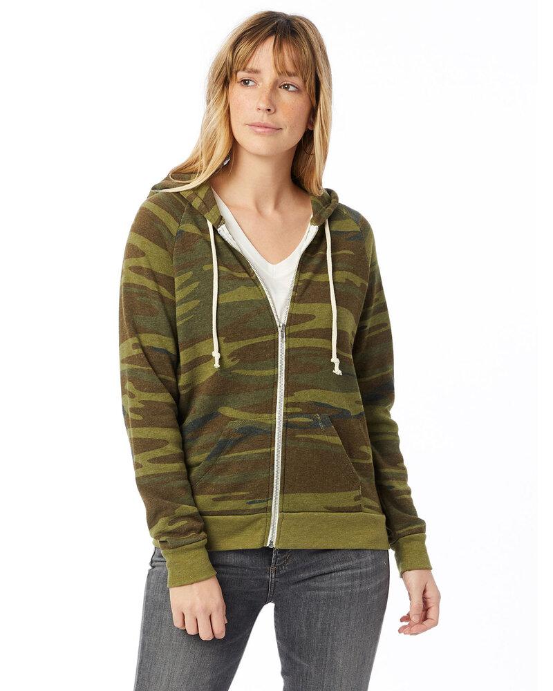 Alternative 9573 - Ladies' Eco-Fleece Adrian Full-Zip Hooded Sweatshirt