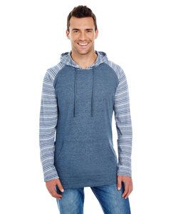 Burnside B8127 - Yarn-Dyed Raglan Pullover Navy