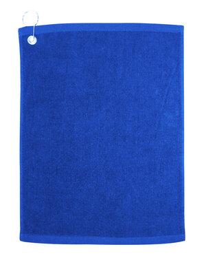 Carmel Towel Company C1518GH - Velour Hemmed Towel with Corner Grommet & Hook