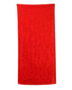 Carmel Towel Company C3060 - Velour Beach Towel Red