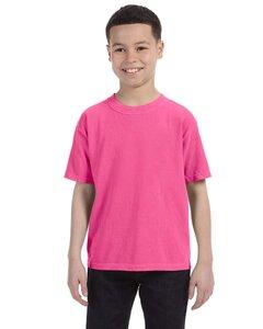 Comfort Colors 9018 - Youth Garment Dyed Ringspun T-Shirt Neon Pink