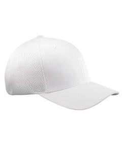 Flexfit 6533 - Ultrafiber Cap with Air Mesh Sides White