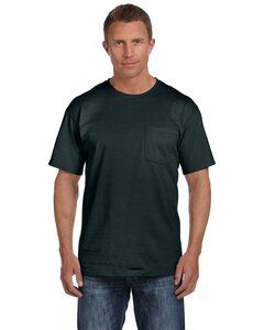 Fruit of the Loom 3930PR - Heavy Cotton HD™ T-Shirt with a Left Chest Pocket Black