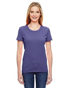 Fruit of the Loom L3930R - Ladies' Heavy Cotton HD™ Short Sleeve T-Shirt Retro Heather Purple