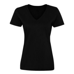Fruit of the Loom L39VR - Ladies' Heavy Cotton HD™ V-Neck T-Shirt Black