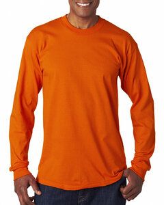 Bayside 6100 - USA-Made Long Sleeve T-Shirt Bright Orange