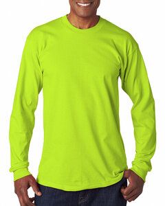 Bayside 6100 - USA-Made Long Sleeve T-Shirt Lime Green