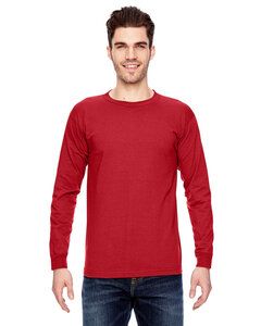 Bayside 6100 - USA-Made Long Sleeve T-Shirt Red