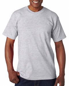 Bayside 7100 - USA-Made Short Sleeve T-Shirt with a Pocket Ash