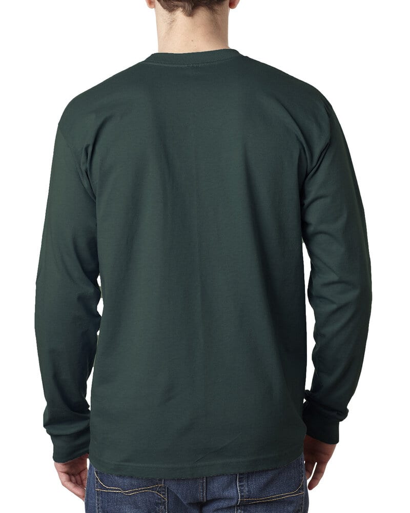 Bayside 8100 - USA-Made Long Sleeve T-Shirt with a Pocket