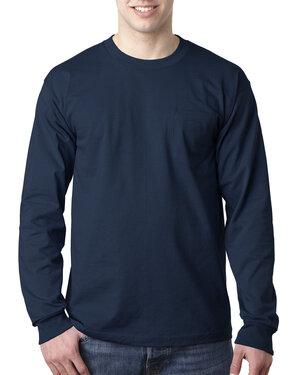 Bayside 8100 - USA-Made Long Sleeve T-Shirt with a Pocket