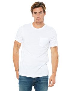 Bella+Canvas 3021 - Jersey Pocket T-Shirt White