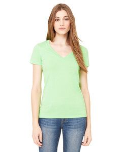 Bella+Canvas 6035 - Deep V-Neck Jersey T-Shirt Neon Green