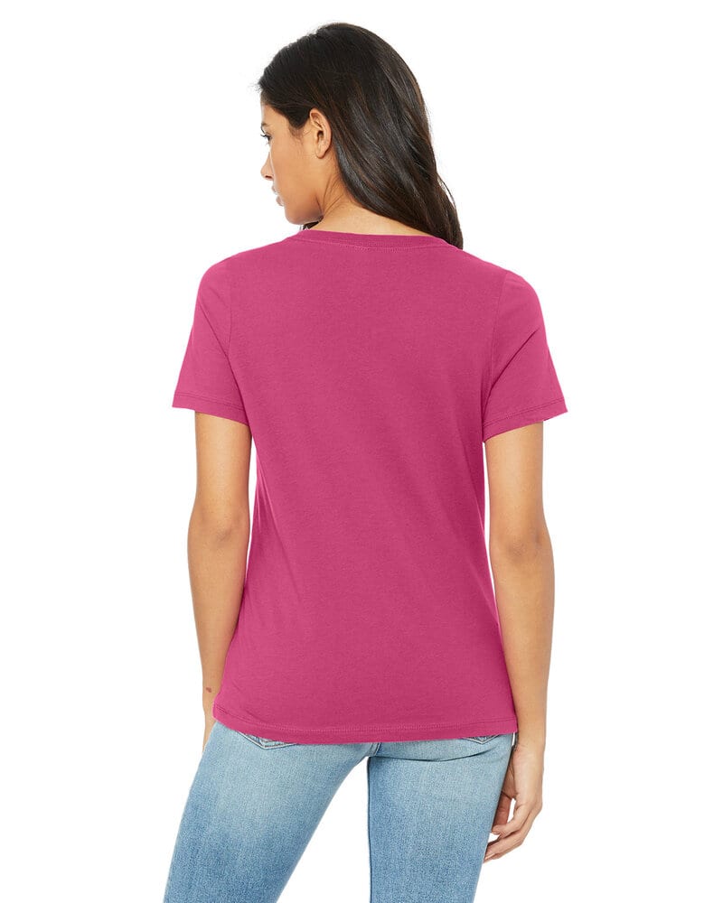 Bella+Canvas 6405 - Relaxed Short Sleeve Jersey V-Neck T-Shirt