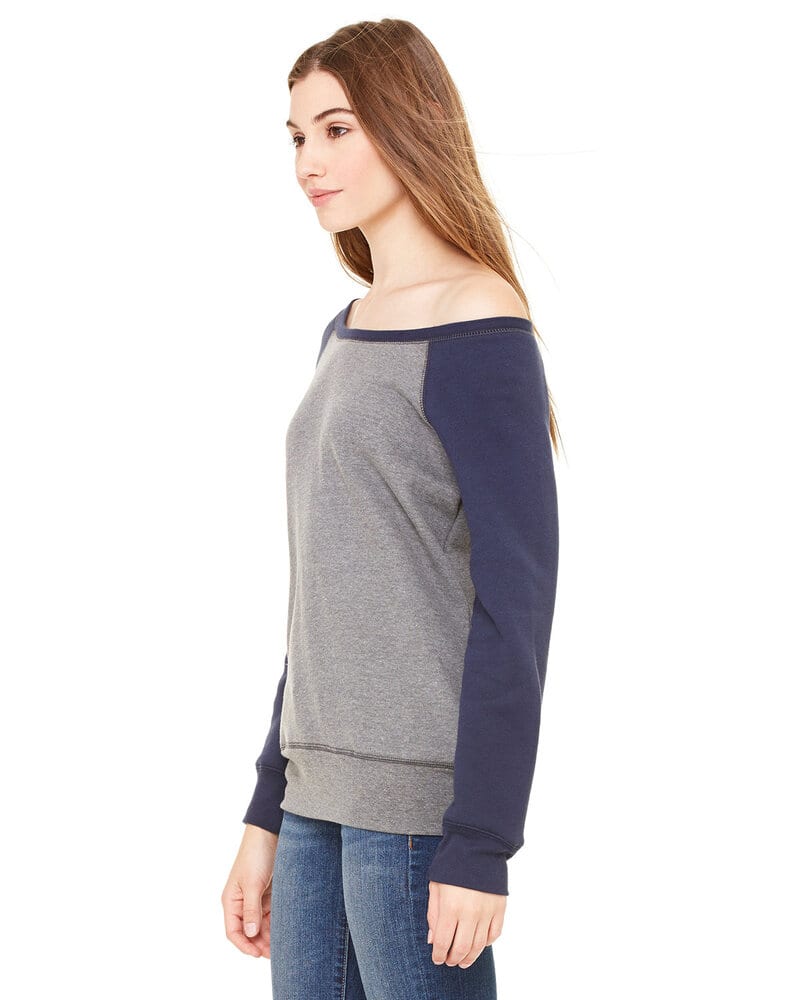 Bella+Canvas 7501 - Ladies' Triblend Wideneck Sweatshirt