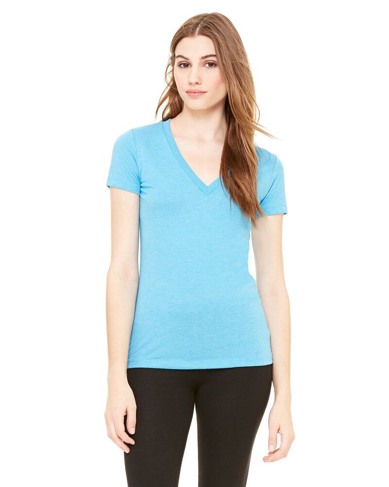 Bella+Canvas 8435 - Ladies' Triblend Deep V-Neck T-Shirt