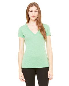 Bella+Canvas 8435 - Ladies Triblend Deep V-Neck T-Shirt