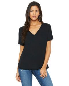 Bella+Canvas 8815 - Ladies Flowy V-Neck Drop-Sleeve Tee