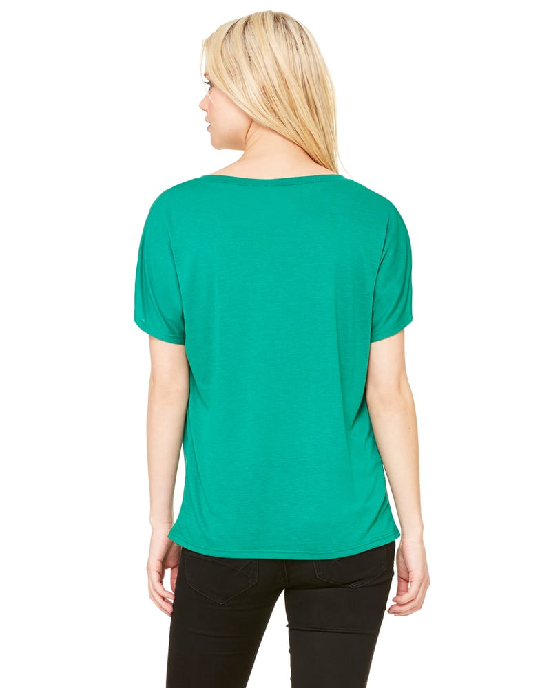 Bella+Canvas 8815 - Ladies' Flowy V-Neck Drop-Sleeve Tee