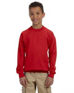 Gildan 18000B - Youth Heavy Blend™ Crewneck Sweatshirt Red