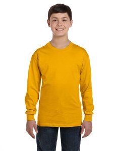 Gildan 5400B - Youth Heavy Cotton Long Sleeve T-Shirt Gold