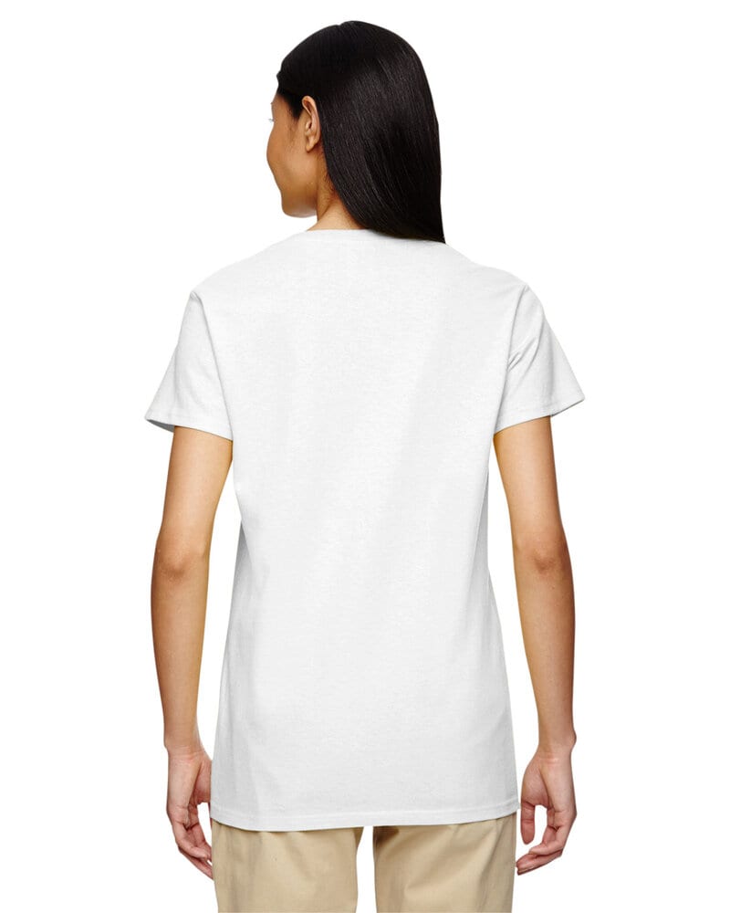 Gildan 5V00L - Ladies' Heavy Cotton V-Neck T-Shirt with Tearaway Label