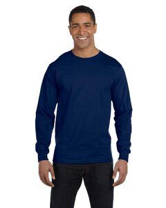 Gildan 8400 - DryBlend™ 50/50 Long Sleeve T-Shirt Navy