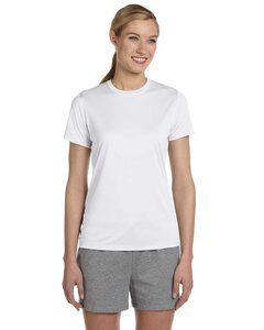 Hanes 4830 - Ladies' Cool Dri® Short Sleeve Performance T-Shirt White