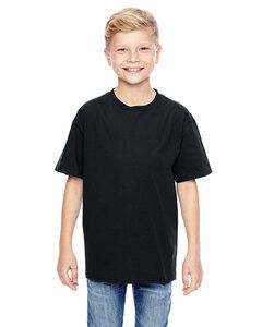 Hanes 498Y - Hanes® Youth Nano-T® Cotton T-Shirt Black