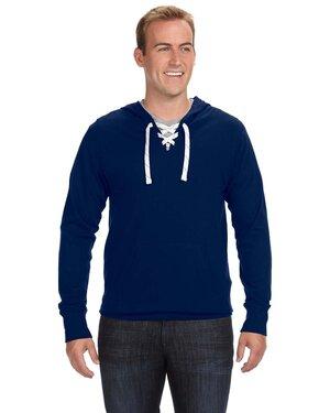 J. America 8231 - Sport Lace Jersey Hooded Pullover T-Shirt