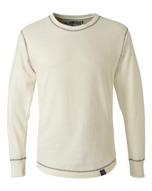 J. America 8238 - Vintage Long Sleeve Thermal T-Shirt